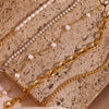 Stainless Steel Gold Plated Jewelry Wheat Texture Rope Chain Anklets Bracelets Foot Leg Jewelry For Women Ladies - Image 5