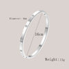 Stainless Steel Cuff Bangle with Crystal Details in Multiple Designs - Image 9
