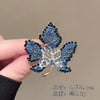 Classic Maple Leaf Brooch Floral Pin Elegant Safety Pin Suit Coat Corsage Welcome Accessory Jewelry Banquets for Women - Image 2