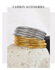 Stainless Steel Stackable Multi-Layer Wrap Arm Bracelet Bangle Metal Elastic Unisex Jewelry Men Women - Image 11