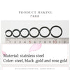 1 Pair Stainless Steel Hoop Earrings for Women Girl Gold Color Huggies Stud Simple Small Circle Helix Piercing Hoops Ear Jewelry - Image 5