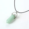 Hexagonal Column Quartz Necklaces Turquoises Pink Crystal Pendent Necklace For Women Chain Stone Choker Jewelry - Image 22