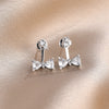 Charm Silver Moon Flower Snowflake Colorful Love Earrings, Suitable for European Women's Valentine's Day Jewelry Gifts - Image 8