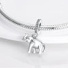 Charms Beads Pendant Silver Vintage Pattern Elephant Charms Fit Bracelet Pendant Women Jewelry Gifts - Image 3