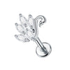 1Pc Titanium Cz Crystal Ear Cartilage Tragus Helix Daith Piercing Internal Thread Lip Stud Labret Piercing Body Jewelry 16G - Image 17