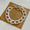 Silver Bracelet Geometric Cube Circle Punk Asymmetric Beaded For Woman Girl Jewelry Gift - Image 30