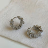 Irregular Wavy Pleated Earrings for Women Retro Copper Metal Earrings Design Simple Temperament Senior Jewelry - Image 13