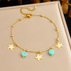 316L Stainless Steel Sea Shell Starfish Pearl Ocean Series Anklets For Women Foot Chains Anti-Rust Jewelry Gift - Image 8