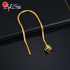 Stretch Bracelet for Women Stainless Steel Elasticity Link Chain Gold Color Friend Birthday Party Jewelry Gift - Image 1