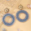 Big Water Drop Shape Drop Earrings For Women Colorful Beads Handmade Threading Crystal Long Earrings Jewelry Gift - Image 12