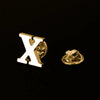 Quality Brass Initial A to Z 26 Letters Pin Golden Color English Symbol Design Men's Suit Collar Lapel Brooch Pin - Image 21