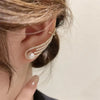 Zircon Angel Wings Ear Clip Earrings for Women Girls Non Pier Cing Ear Cuff Ear Hook Party Wedding Jewelry Gift - Image 1