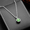 Stainless Steel Birthstone Pendant Necklace Cremation Ashes Jewelry with Colorful Gemstones, Keepsake Memorial for Human Ashes - Image 16