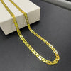 45-60CM Silver 6MM Men's Necklace Bracelet Set Gold Plating Quality Jewelry Accessories - Image 6
