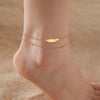 Classic Stainless Steel Heart Love Anklets For Women Girl Multi-layer Chains Jewelry Gift Party - Image 3