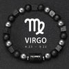 12 Constellation Zodiac Bracele Signs Beads Couples Bracelet Square Volcanic Stone Elastic Charm Bracelet for Women Men Gift - Image 12