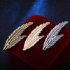 Men Feather Brooch Pin, Vintage Alloy Feather Brooch, Men's Leaf Suit Collar Pin - Image 4