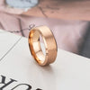 8mm Matte Finish Simple Classic Men Rings Blue Black Rose Gold Color Stainless Steel Jewelry - Image 5