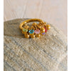 Size 678 Stainless Steel Colorful Zircon Round Ball Drop Charm Ring for Women Handmade Finger Jewelry - Image 5