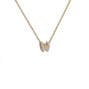 Bubble Letter Necklaces for Women Zirconia Initials Pendant Gold Plated Stainless Steel Chain Jewelry Gifts Monther's Day Gifts - Image 28