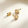 Silver and Compact Star Moon Heart-Shaped Snowflake Zircon Earrings for Women Minimalist Engagement Party Jewelry - Image 40
