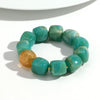 Acrylic Geometric Bead Bracelet with Elastic Stretch Fit - Image 25
