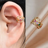 1Pc Geometry Crystal CZ Leaf Clip Earring For Women Without Piercing Punk Vintage Star Ear Cuff Wrap Adjustable Jewelry - Image 47