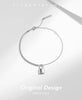 MODIAN Exquisite Lock Bracelet 925 Sterling Silver Shining CZ Asymmetry Bracelets Trendy Link Chain Jewelry For Women Gifts
