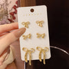 Elegant Bow Stud Earrings Versatile Daily Wear Earring Set Women's Daily Dating Party Weddings Wear Jewelry - Image 6
