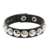 Vintage Leather Bracelets Punk Row Cuspidal Spikes Rivet Stud Wide Cuff PU Leather Punk Gothic Rock Unisex goth accessories - Image 7