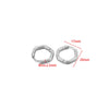 10pcs Gold Plated Geometric Shaped Hoop Earrings Stainless Steel Women Jewelry Men Square Earring Punk Gifts Bulk - Image 8
