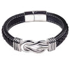 Stainless Steel Bracelets To My Son Gift From Mom Leather Bracelet Forever Linked For Boy Children Birthday Party Christmas Gift - Image 5