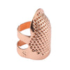2PCS Vintage Adjustable Thimble Hand Sewing Thimble Ring Home Non-Slip Needle Press Finger Sleeve - Image 5