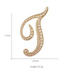 English Letters A K D Pearl Brooches Lapel Pins Female Corsage Jewelry Gifts for Women Accessories - Image 8