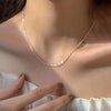 Silver Twisted Chain Necklace for Women Minimalist Dainty Choker Elegant Daily Wear Jewelry Gifts - Image 7