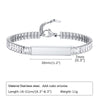 Jewelry Bling CZ Stone Charm Bracelets for Women Girls, Dainty Shiny Chain Bracelet Wristband Link Party Gifts To Her - Image 8