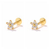 2pcs Silver Zirconia Labret Lip Ring Tragus Cartilage Piercing Stud Earrings for Women Men Earring Jewelry - Image 11