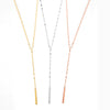 Y-Shaped Pendant Necklace Women's Simple Bamboo Chain Necklace Women's Stainless Steel Collar Jewelry - Image 6
