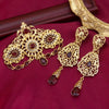 Sunspicems Gold Color Moroccan Jewelry Caftan Brooch Earring Sets For Women Chic Arabic Bridal Ethnic Wedding Party Jewel - Image 2
