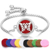 Tree of Life Aromatherapy Bracelet Open Lockets Bangle Essential Oil Diffuser Bracelet Adjustable Chain Bracelet with 10pcs Pads - Image 7