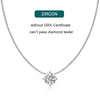 Pandent Necklace Silver Plated White Gold Gra Dainty Necklaces for Women - Image 7