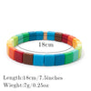Colorful Acrylic Bead Bangle Set in Multiple Designs - Image 25