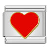 Women Red Glaze Flower Heart Kiss Me Charms Italian Links Fit 9mm Stainless Steel Bracelet Making Jewelry - Image 39