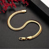 Silver Gold Noble 6mm Snake Bone Chain Necklaces Bracelets Jewelry Sets For Men Women Does Not Fade - Image 6