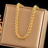 316L Stainless Steel Metal Chain Necklace For Women Gold Plated Neck Chain Jewelry Lady Gift - Image 10