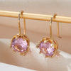Earrings for Women Gold Plated Purple Amethyst Dangle Stud Vintage Earring Party Gifts Jewelry - Image 7