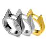 Women Men Cute Cat Ear Rings Self Defense Rings Metal Knuckle Window Breaker Escorts Attack Rings Unisex Jewelry Accessories - Image 6