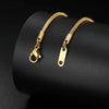 Round Snake Chain Necklace in Stainless Steel 0.9mm to 2mm - Image 24