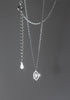 MODIAN Exquisite Eyes Necklace New Authentic 925 Sterling Silver Sparkling Clear CZ Link Chain Female Gift Fine Jewelry