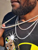 Hip Hop Acrylic Crystal Tennis Chain Necklace For Men Rock Choker Necklace For Women Party Jewelry Gift - Image 3